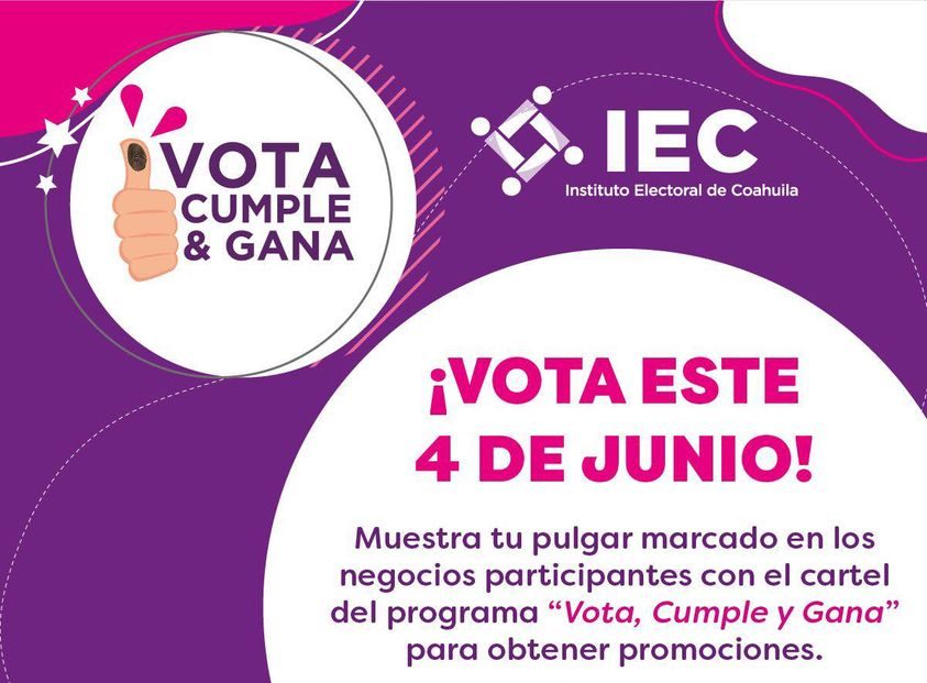 En Coahuila Demuestra Con Tu Pulgar Que Votaste Y Gana Promociones