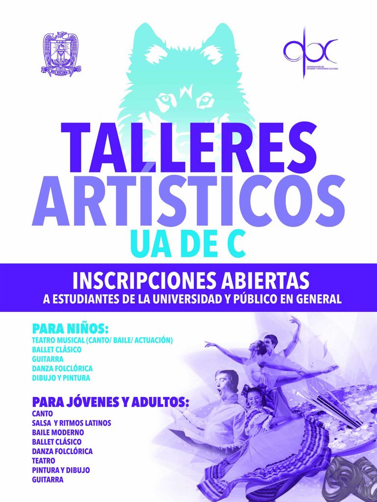 Inscríbete a los talleres artísticos de la UA de C