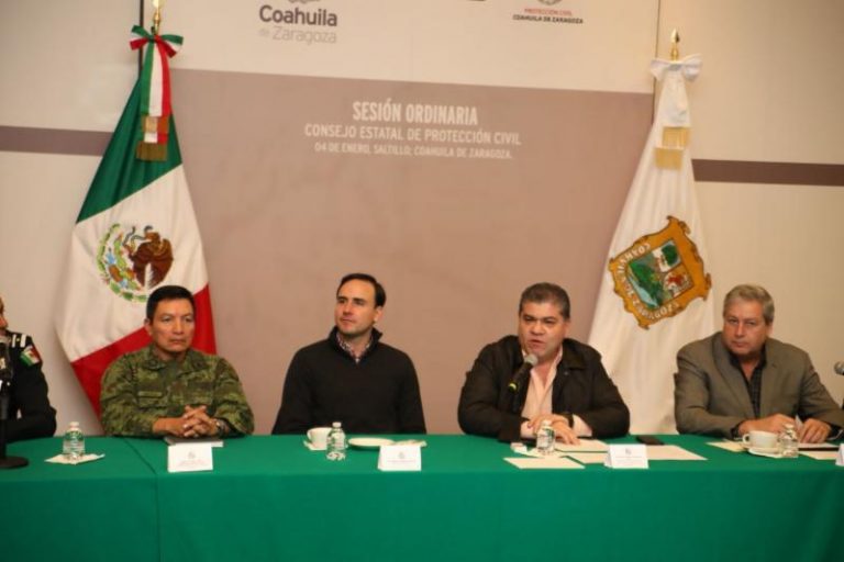 Participa Manolo Jiménez en sesión del Consejo Estatal de Protección Civil