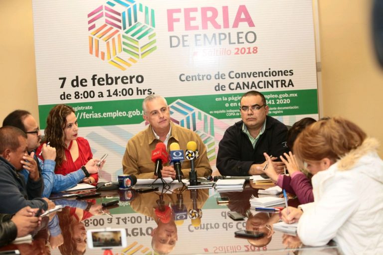 En Coahuila se realizarán 18 ferias de empleo; la primera el 7 de febrero en Saltillo