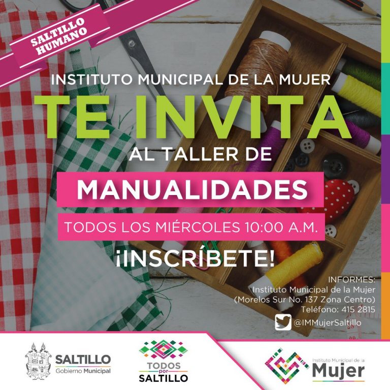 Inicia Instituto Municipal de la Mujer taller de Manualidades