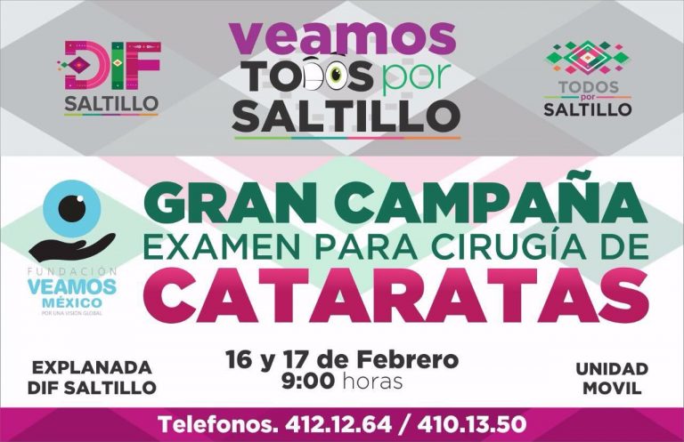 Iniciará DIF Saltillo programa Veamos Todos por Saltillo