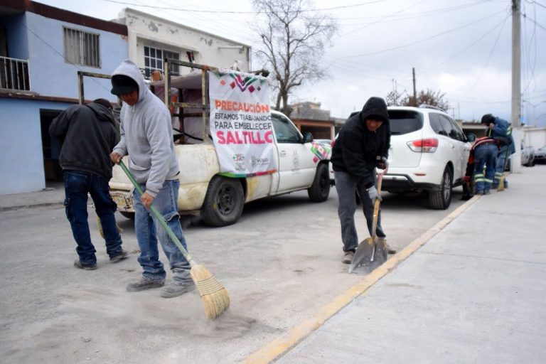 Intensifica Gobierno Municipal acciones de limpieza en Saltillo