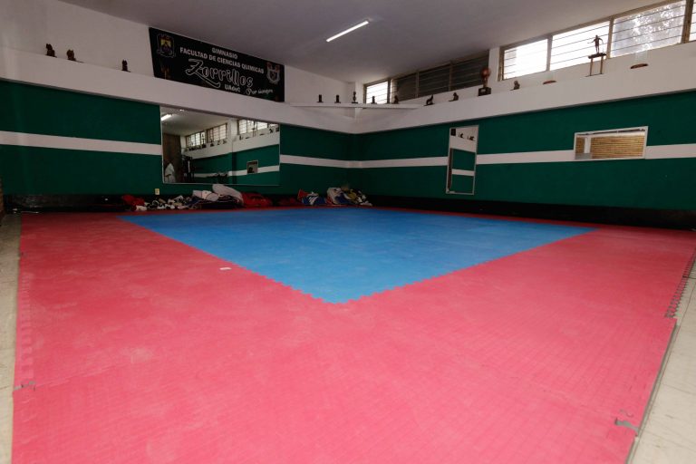 Remodelan instalaciones del gimnasio de la Facultad de Ciencias Químicas de la U A de C