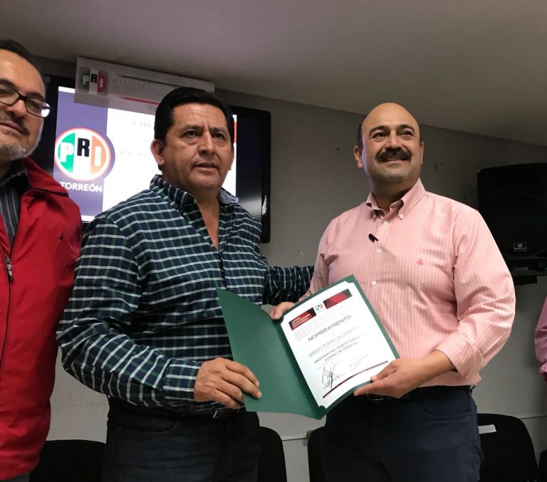 Samuel Rodríguez nuevo delegado en Torreón del Comité Directivo Estatal del PRI