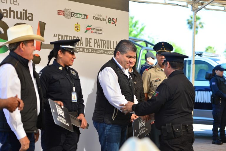 Con seguridad, Coahuila se fortalece: MARS