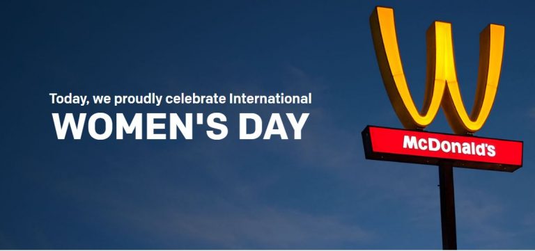 McDonald’s voltea arcos dorados por Día Internacional de la Mujer