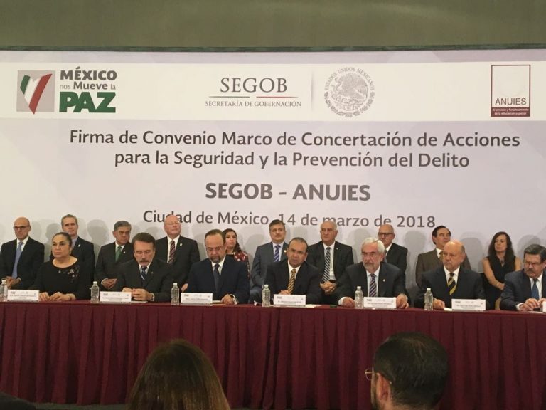 Universidades del país y SEGOB unen esfuerzos contra narcomenudeo; la UA de C se suma