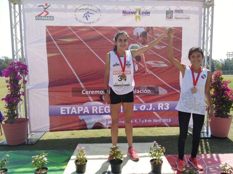 Logra el atletismo coahuilense 11 medallas de oro, 9 de plata y 4 de bronce en la Olimpiada Regional 2018