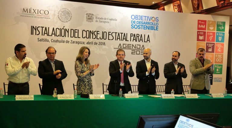 Instala Gobierno de Coahuila Consejo Estatal para la Agenda 2030