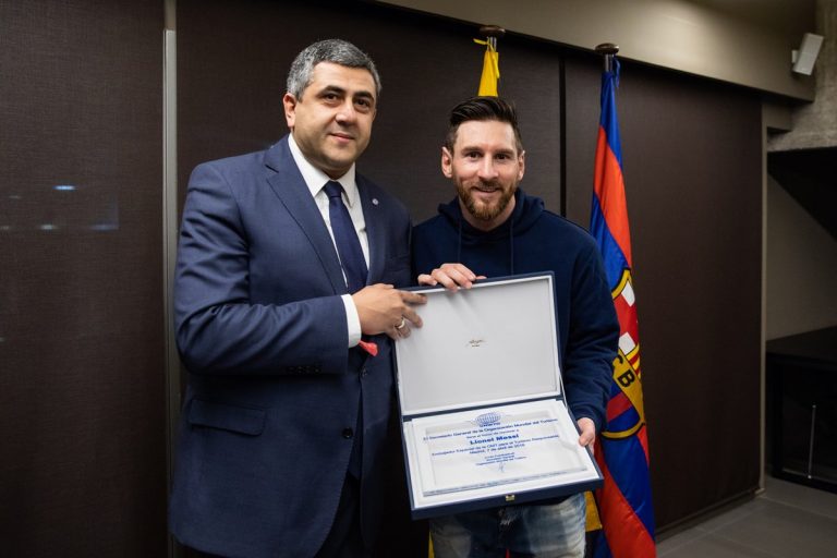 Lionel Messi es nombrado embajador de Turismo Responsable de la OMT