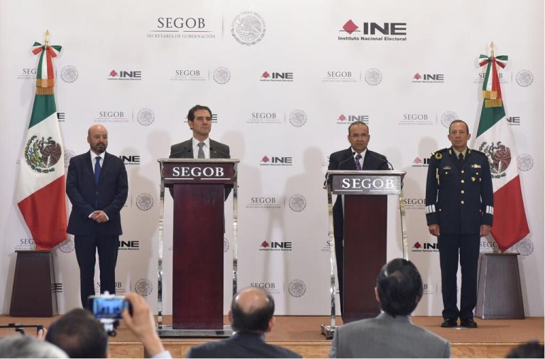 Segob e INE presentan protocolo de seguridad para candidatos