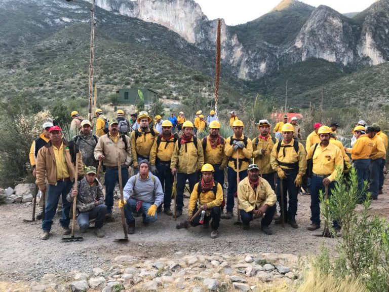 Siguen labores de combate al incendio forestal en la Sierra de Zapalinamé