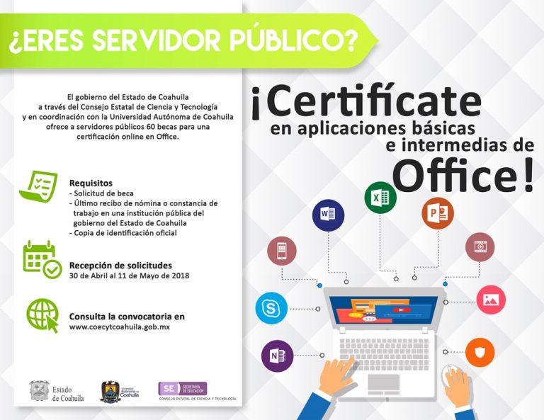 Abierta convocatoria para becas “certificación office”