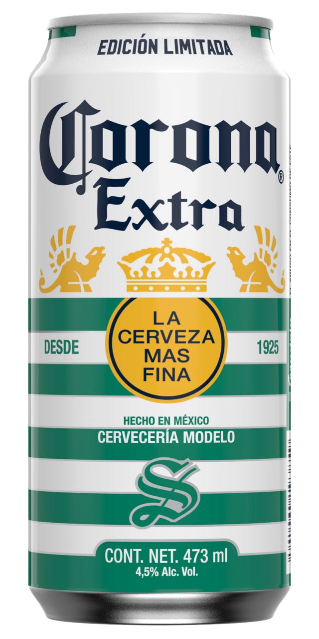 Corona lanza una lata edición limitada  para celebrar el sexto campeonato del club Santos Laguna