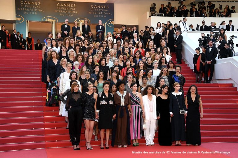 Protestan 82 mujeres en la alfombra roja de Cannes