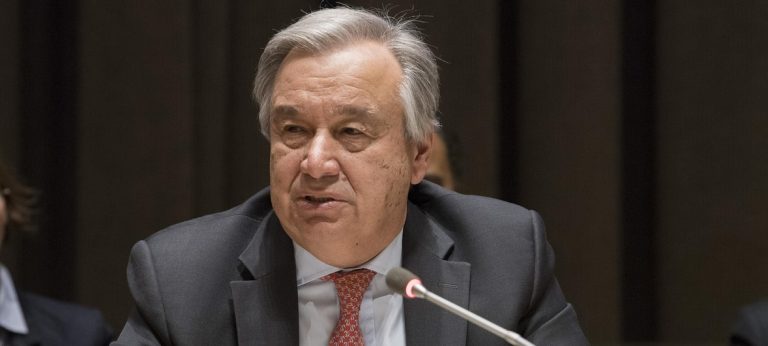 Guterres, preocupado por la retirada estadounidense del acuerdo nuclear con Irán