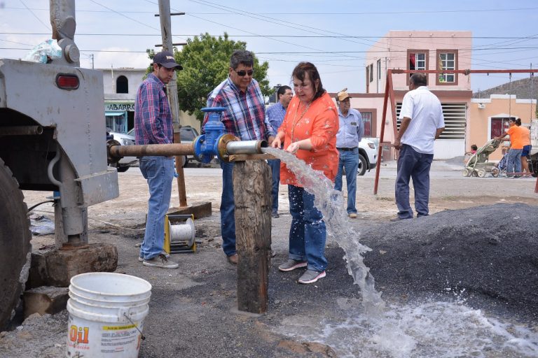 Perforan pozos de agua en Ramos para atender escasez de agua