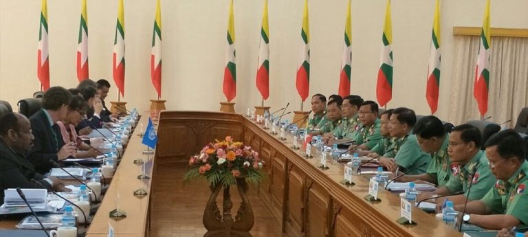 El Consejo de Seguridad de la ONU cara a cara con los líderes de Myanmar