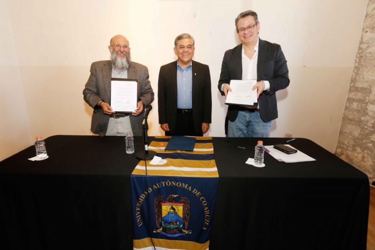 Firman convenio de colaboración la Escuela de Ciencias Sociales y la Academia Interamericana de Derechos Humanos de la UA de C