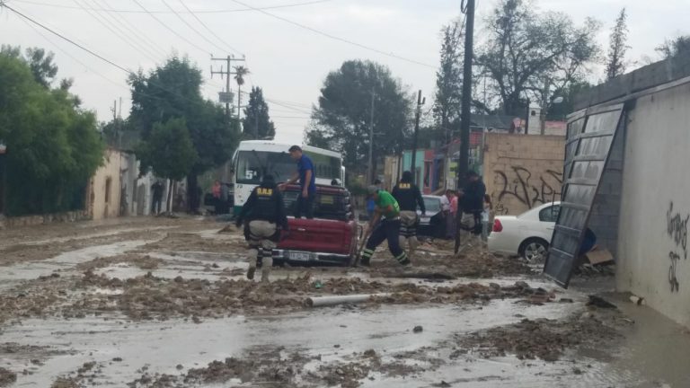 Brinda Comisión de Seguridad auxilio a la población durante lluvias