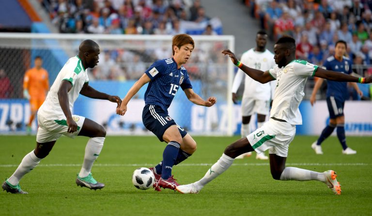 Japón reacciona dos veces y empata 2-2 con Senegal