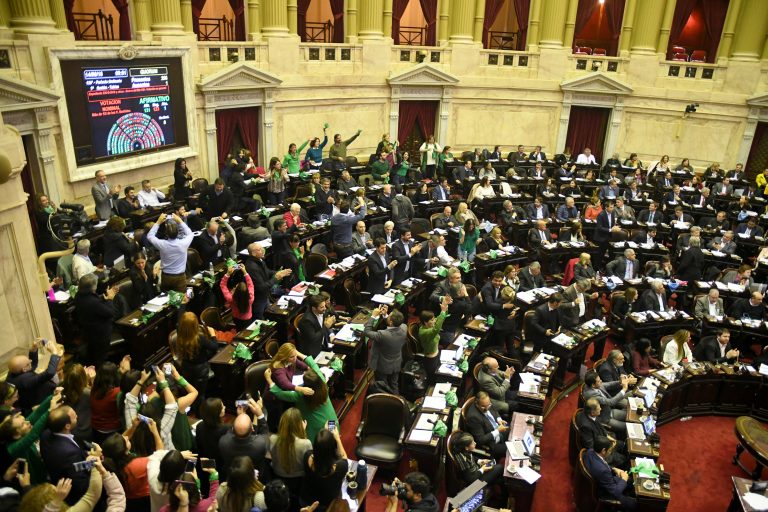 El Parlamento argentino da el primer paso hacia el aborto legal