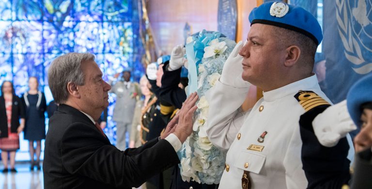 Guterres: La bandera de la ONU ya no protege a los cascos azules