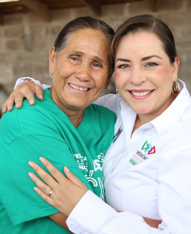 Viesca y Matamoros con Verónica Martínez