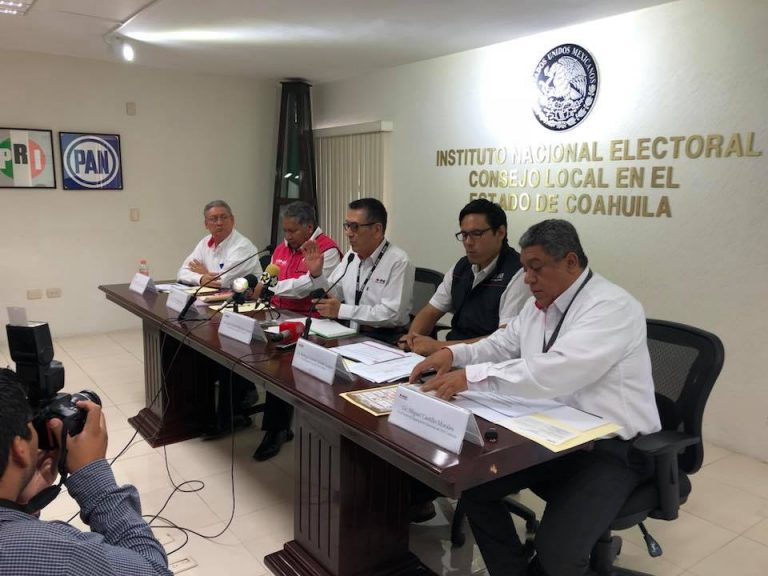 Se declara INE listo para jornada electoral