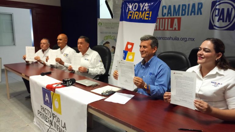 Se comprometen candidatos de coalición Por México al Frente a apoyar Pacto por la Primera Infancia