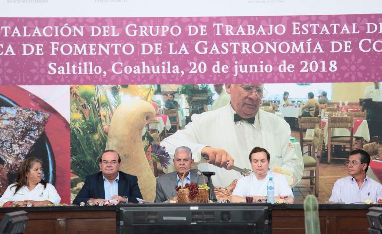 Instalan Grupo de Trabajo Estatal de Fomento de la Gastronomía