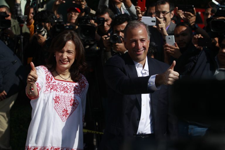 Meade acude a votar y pide un voto reflexivo a los mexicanos