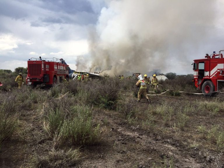 Se desploma avión de Aeroméxico en Durango