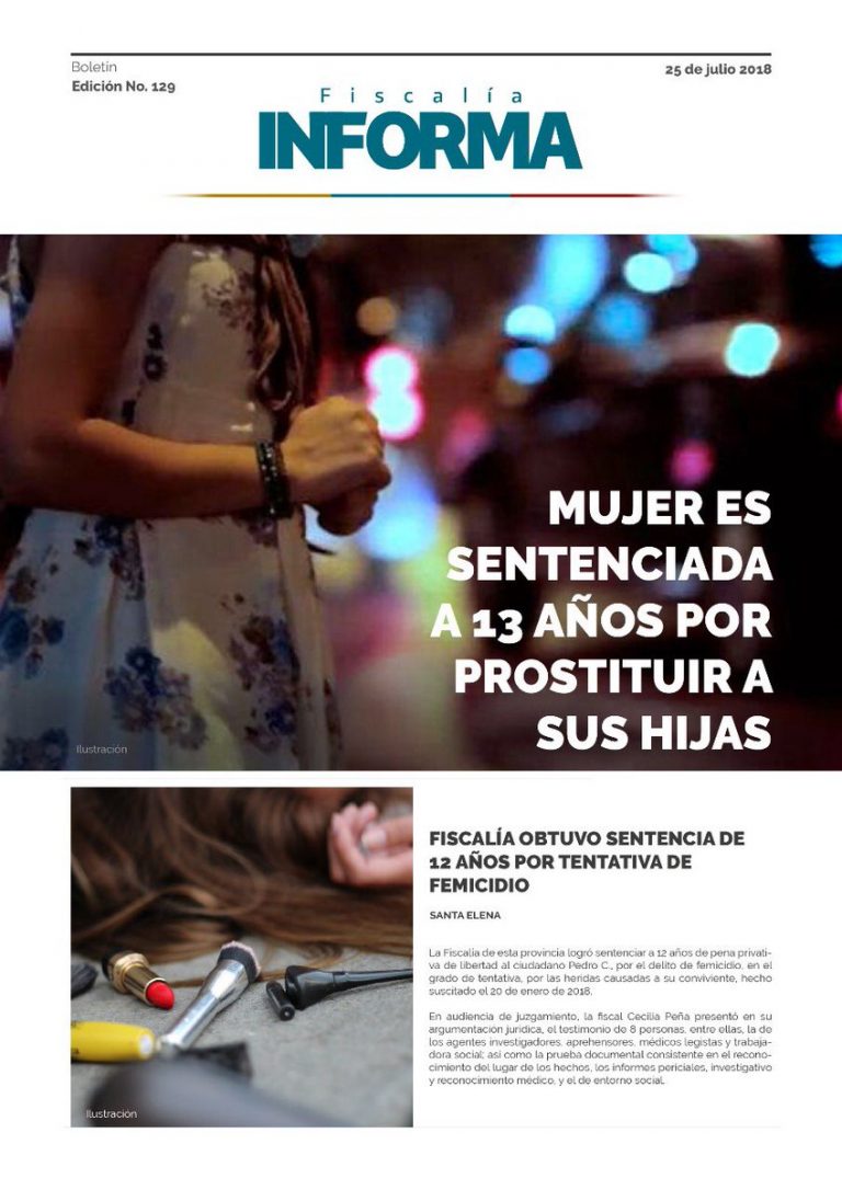 Mujer es condenada a 13 años de cárcel por prostituir a sus hijas