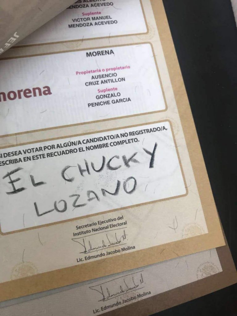 Luis Miguel , ‘Chucky’ Lozano y el Escorpión Dorado: los otros candidatos por los que votaron los mexicanos