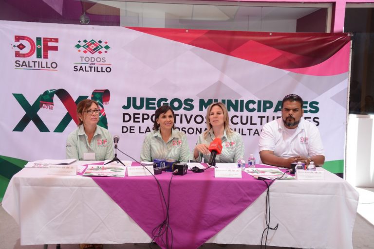 Invita DIF Saltillo a los XXI Juegos Municipales Deportivos y Culturales de las personas Adultas Mayores