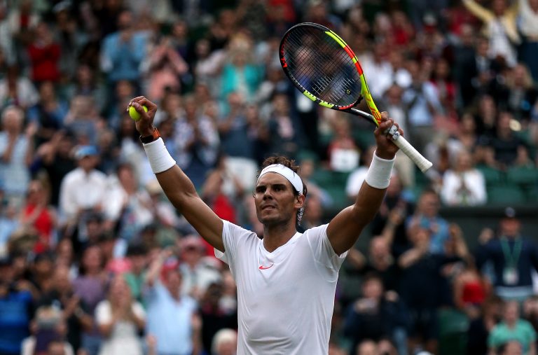 Nadal detiene a Del Potro en su camino a semifinales de Wimbledon 