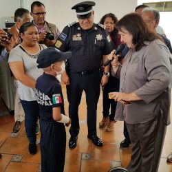 Niño de 10 años es nombrado embajador de la policía de Ramos Arizpe4