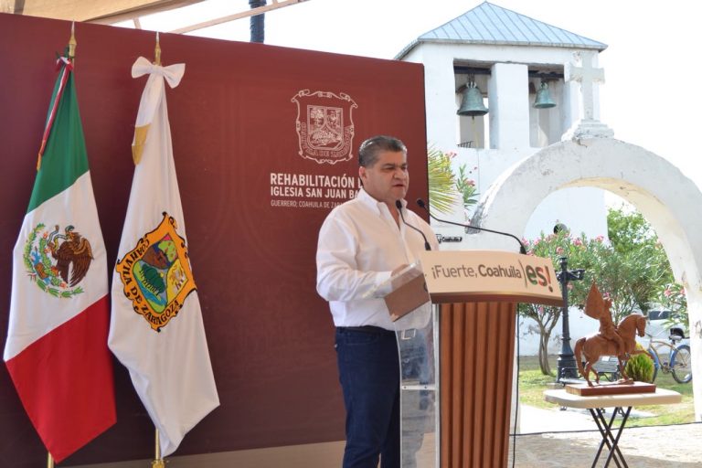 Pone en marcha Gobernador rehabilitación de iglesia San Juan Bautista, en el Pueblo Mágico de Guerrero