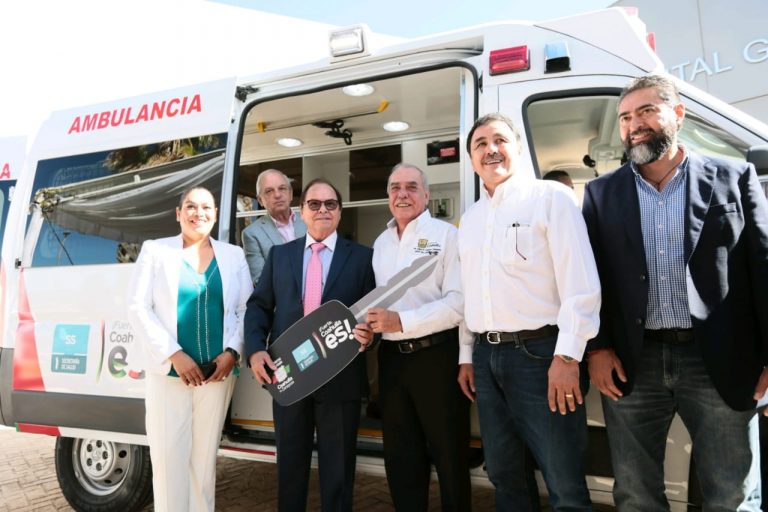 Se fortalece sector salud de Coahuila con ambulancias