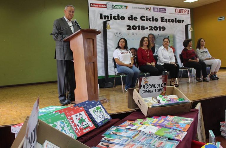 El sistema del Consejo Nacional de Fomento Educativo en Coahuila inicia el ciclo escolar 2018-2019