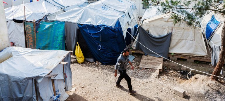 Los centros de refugiados de las islas griegas están saturados