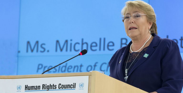 Michelle Bachelet es confirmada como Alta Comisionada para los Derechos Humanos