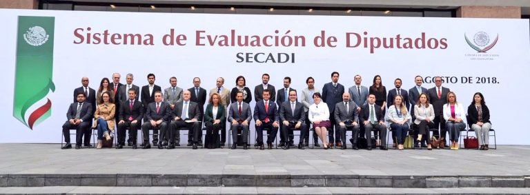 Jorge Dávila Flores participó en la instalación del Consejo de Evaluación de Diputados