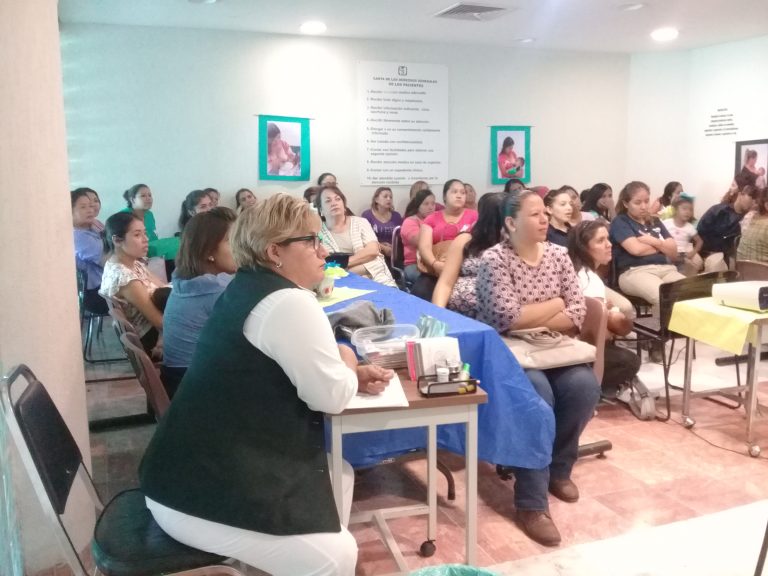 Realiza clínica 88 del IMSS actividades a favor de las mujeres embarazadas