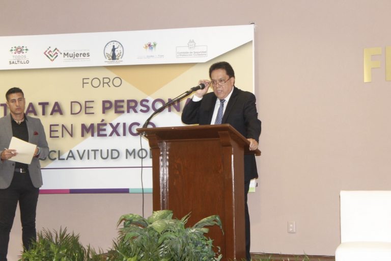 Realizan Fiscalía y Municipio de Saltillo el foro “La trata de personas en México, la esclavitud moderna”