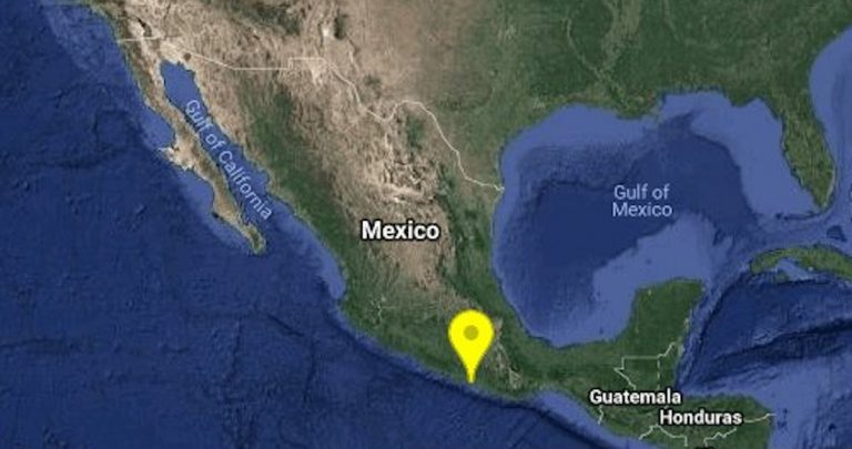 Se registra sismo magnitud 5.3 en Ometepec, Guerrero