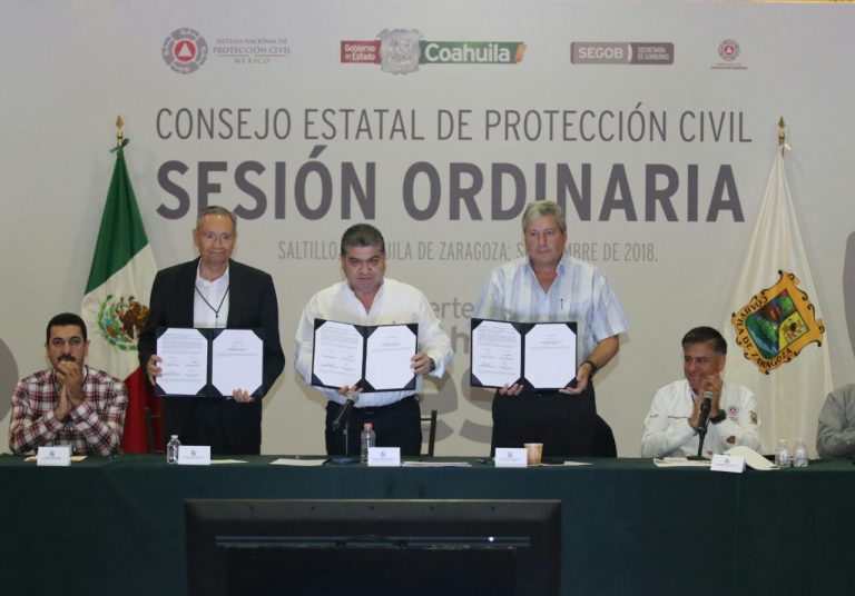 Gobierno del estado refuerza acciones en materia de prevención y protección civil