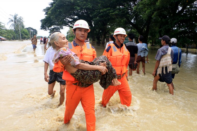 Asciende a 31 cifra de muertes por inundaciones en Myanmar 